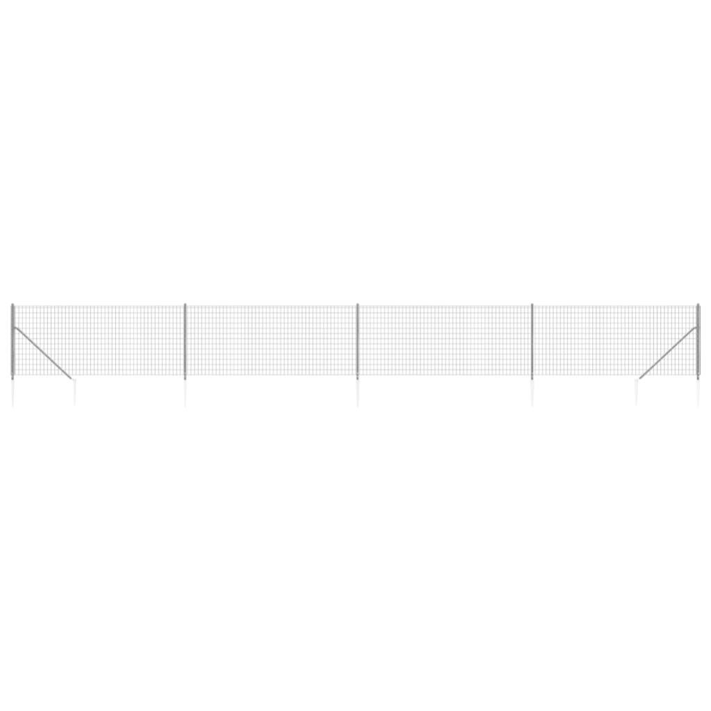 Portillon Jardin YRHome - 100x100cm - Acier Anthracite Grillagé - Serrure à Clé - Pour Clôture Extérieure