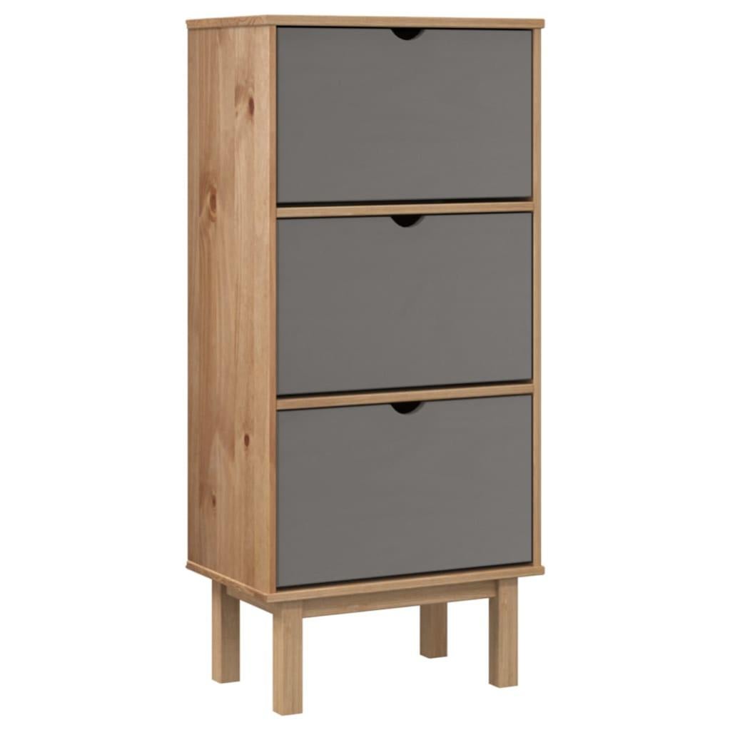 Scarpiera | Porta Scarpe | Scarpiera Da Ingresso Grigio Cemento 80x21x125 5 Cm In Legno Multistrato Cfw31036 91138747 - 12