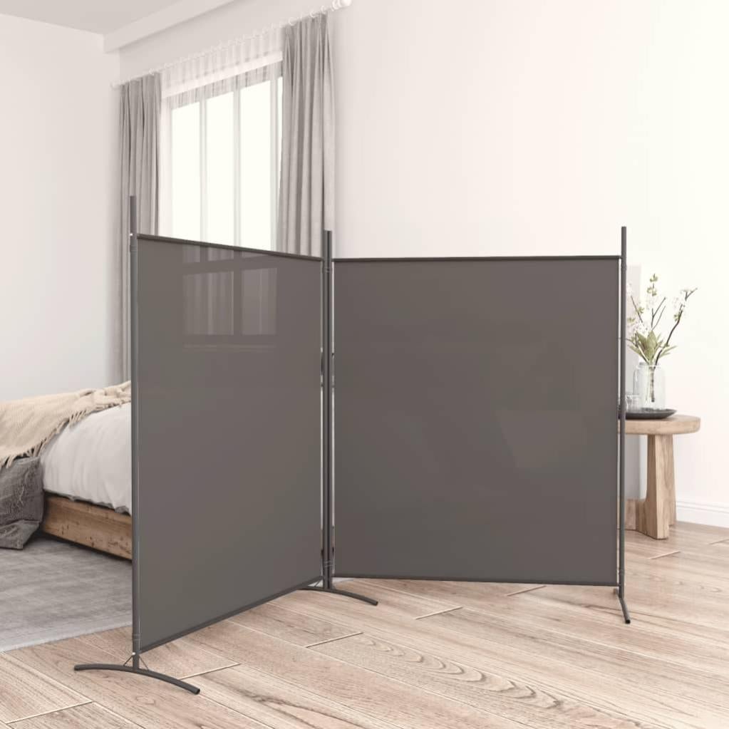 Paravento Pieghevole In Tessuto A 6 Pannelli, 800 X 120 Cm, Divisorio Per Ambienti Leggero E Versatile - 4