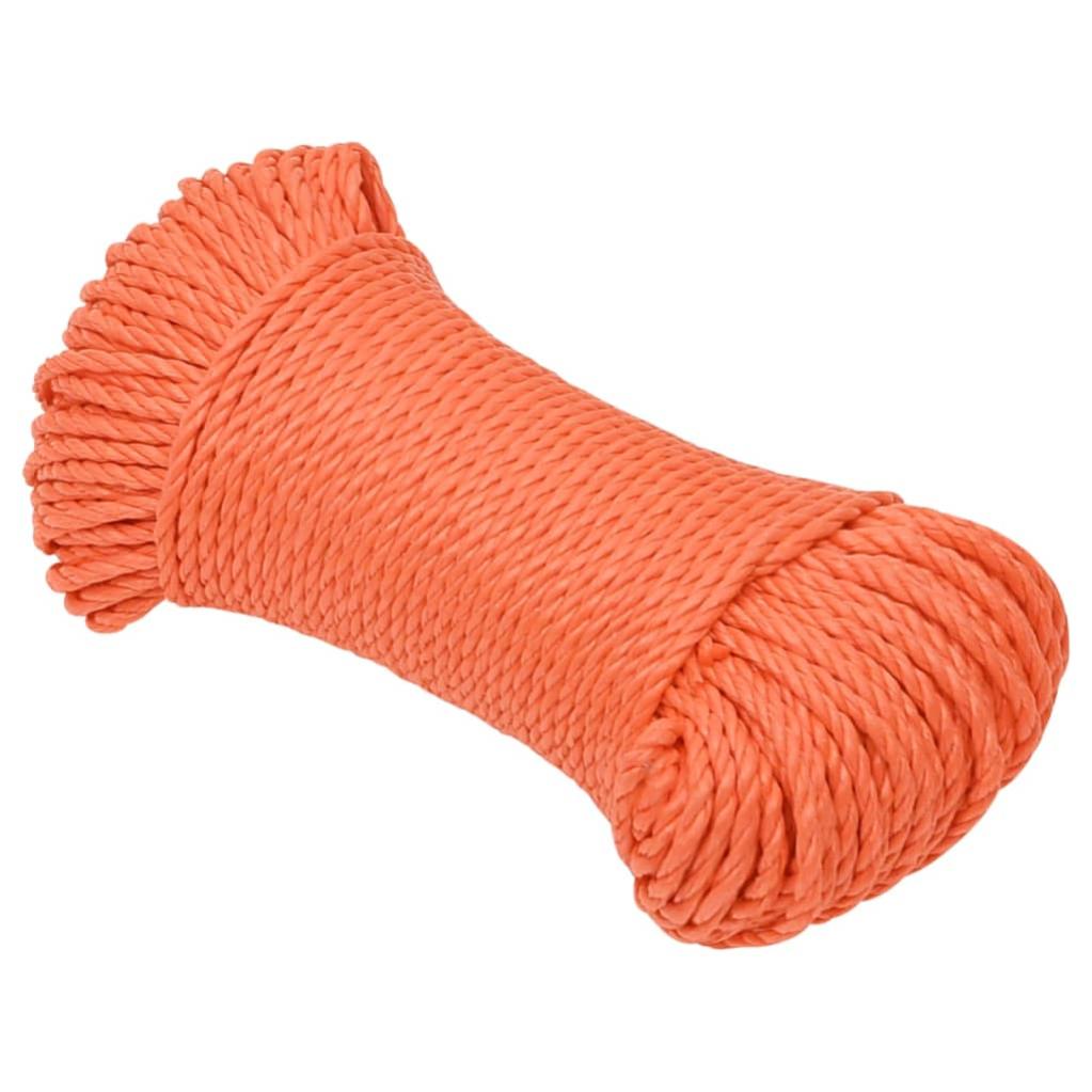 Corde de travail | Cordage pour le Jardinage，la Décoration Orange 3 mm 500 m Polypropylène552573 - 2
