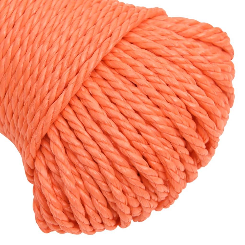 Corde de travail | Cordage pour le Jardinage，la Décoration Orange 3 mm 500 m Polypropylène552573 - 4