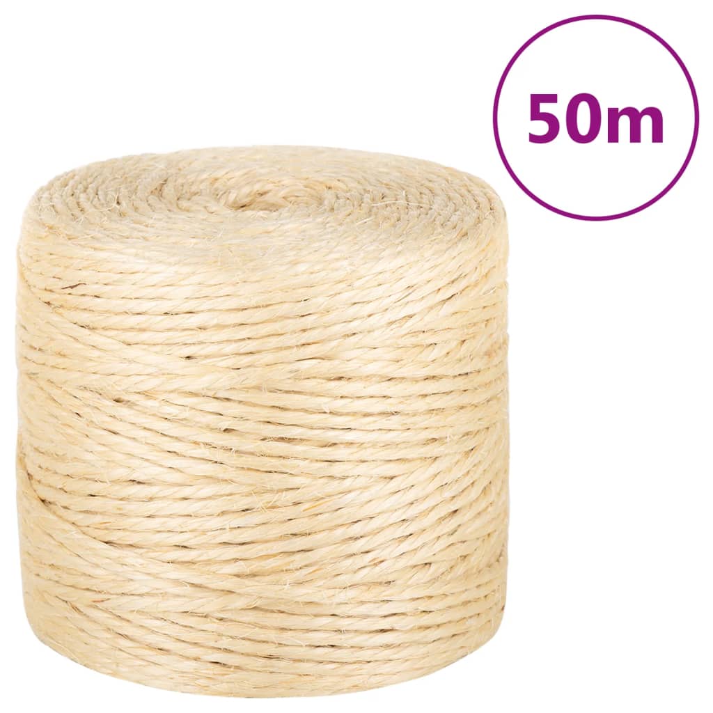 Corde en sisal Corde corde trosse griffoir Corde en sisal naturel diff.  longueurs 6000*0.8CM