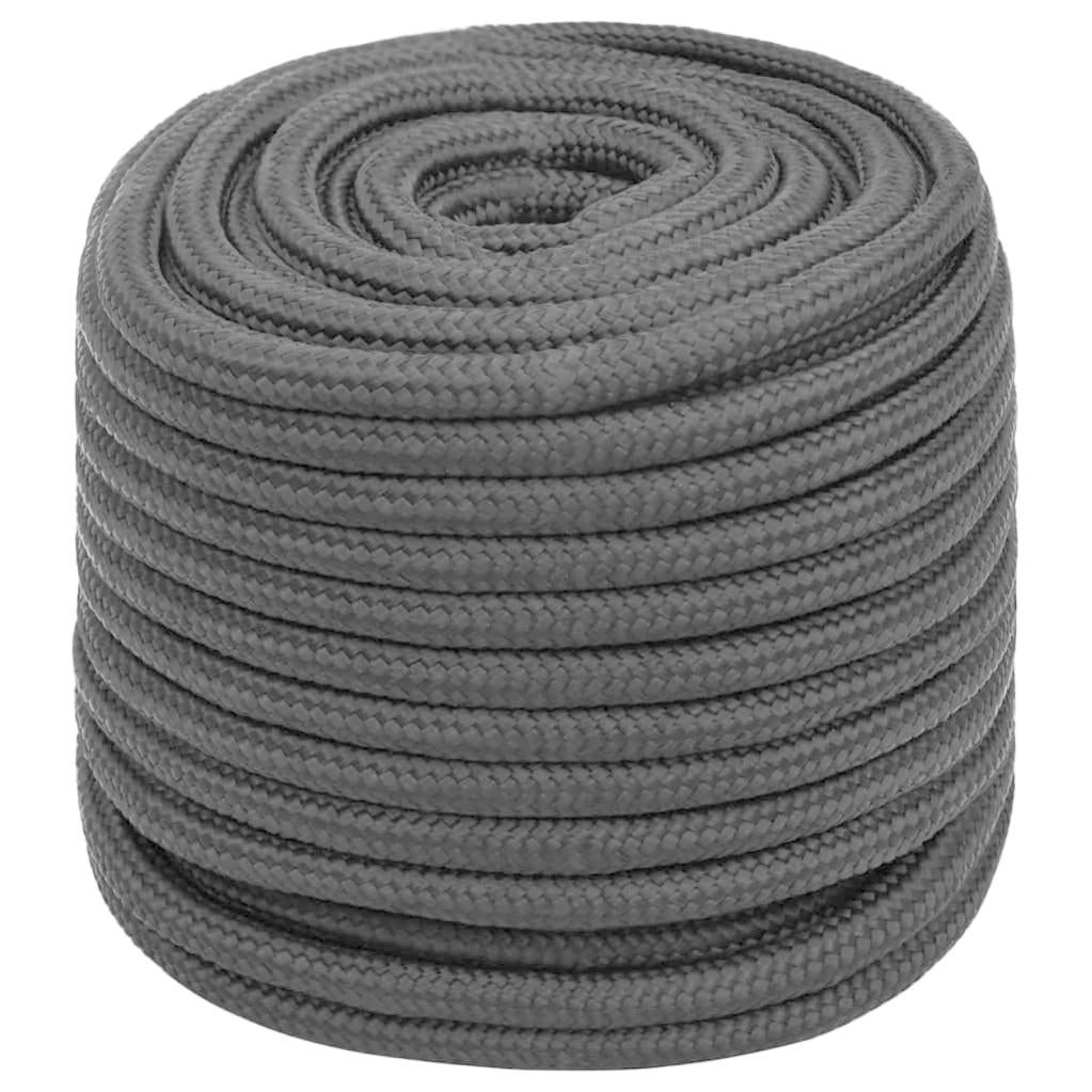 Corde Polypropylène Tressée 16mm X 30m - Orange/noir, Résiste UV Et Chimie