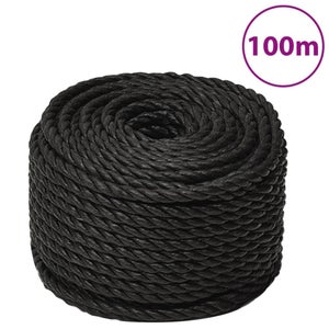 Corde Polypropylène 8 Mm Rouge - 100 M - Flottante, Résistante Aux Intempéries - Pour Bateau & Amarrage