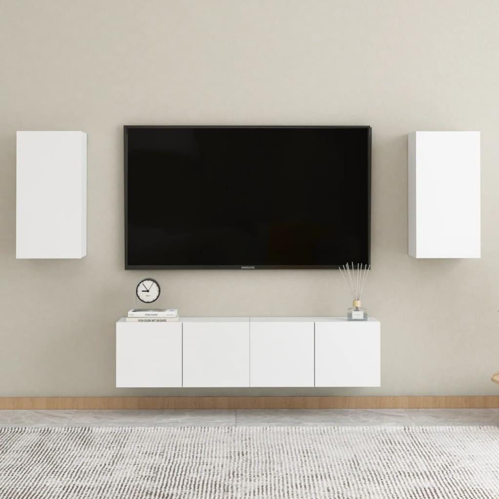 Tavolino Porta TV mobile tv soggiorno mobiletto tv Mobile Porta TV Bianco 100x31,5x35 cm in Legno Multistrato per Soggiorno, Camera da Letto Tavolino Porta TV mobile tv soggiorno mobiletto tv Mobile Porta TV Bianco 100x31,5x35 cm in Legno Multistrato per Soggiorno, Camera da Letto
