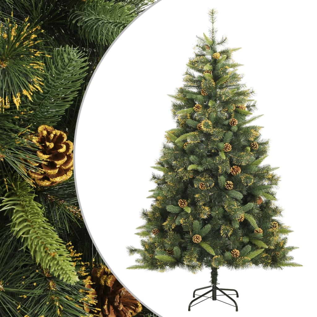 6 x Décoration de Noël en sachet avec cônes, étoiles et branches