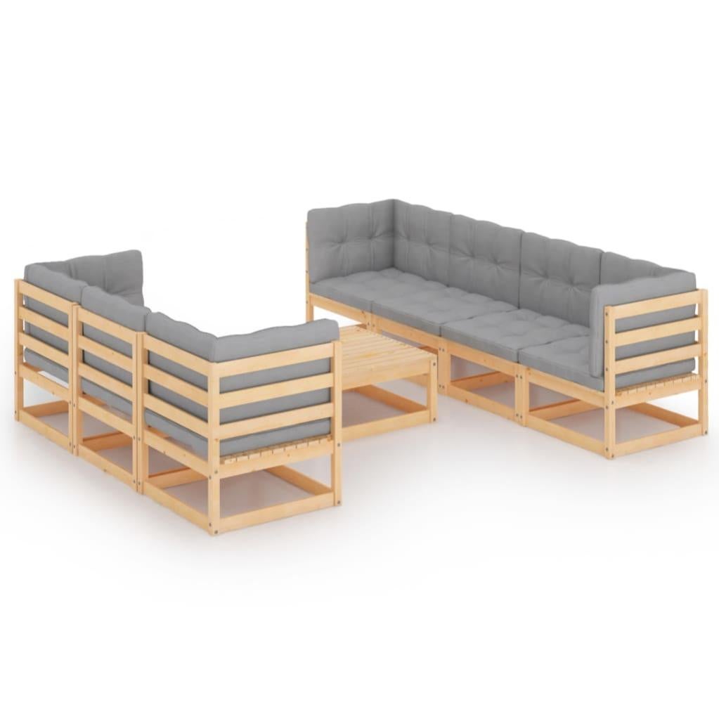 Linxor Set Di 2 Cuscini Per Mobili Da Giardino | Seduta 50x50 Cm E Schienale 50x35 Cm | Imbottiti In Schiuma, Idrorepellenti | Certificato OEKO-TEX