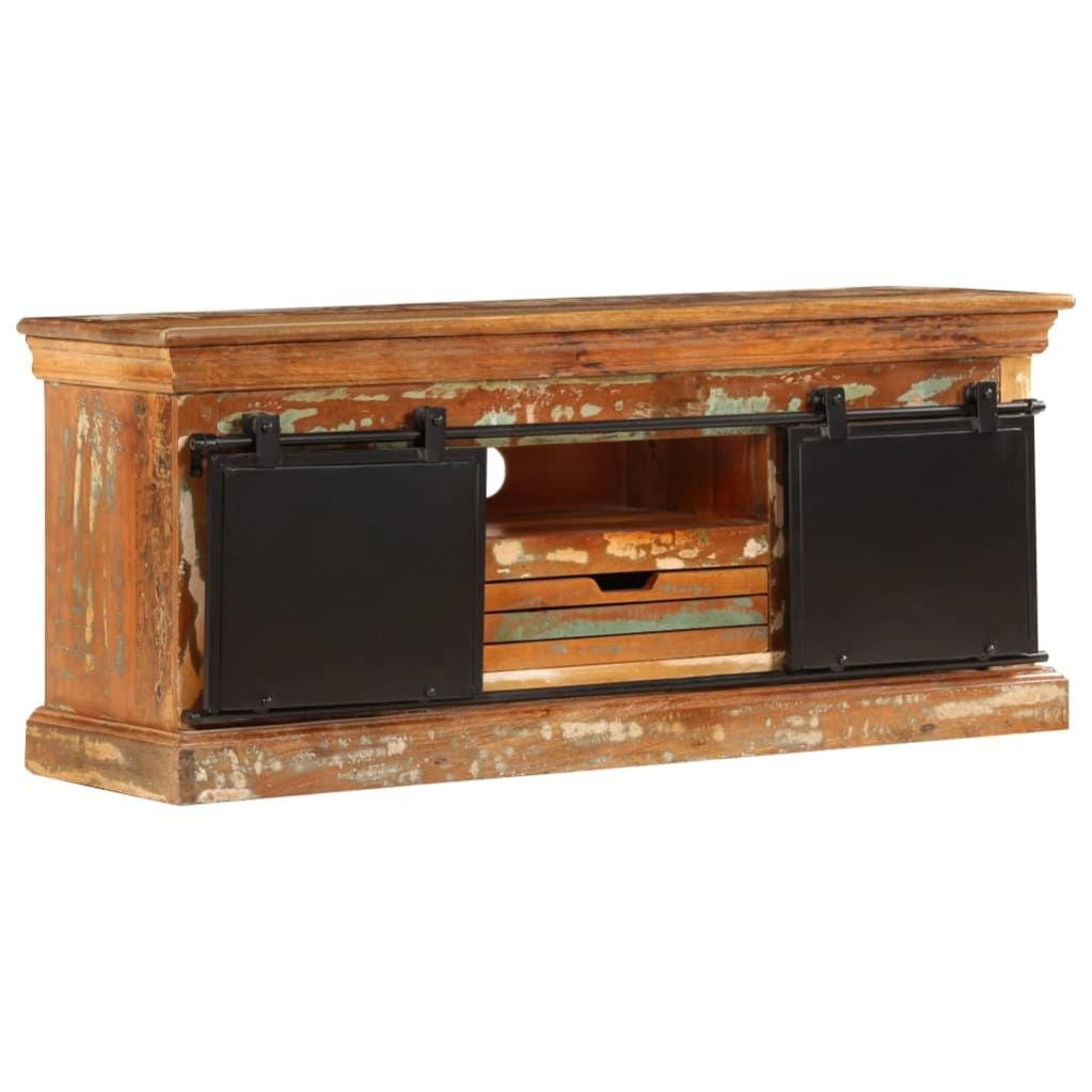 VidaXL Mobile Porta TV In Legno Massello Di Recupero Vintage Armadietto Basso VidaXL Mobile Porta TV In Legno Massello Di Recupero Vintage Armadietto Basso