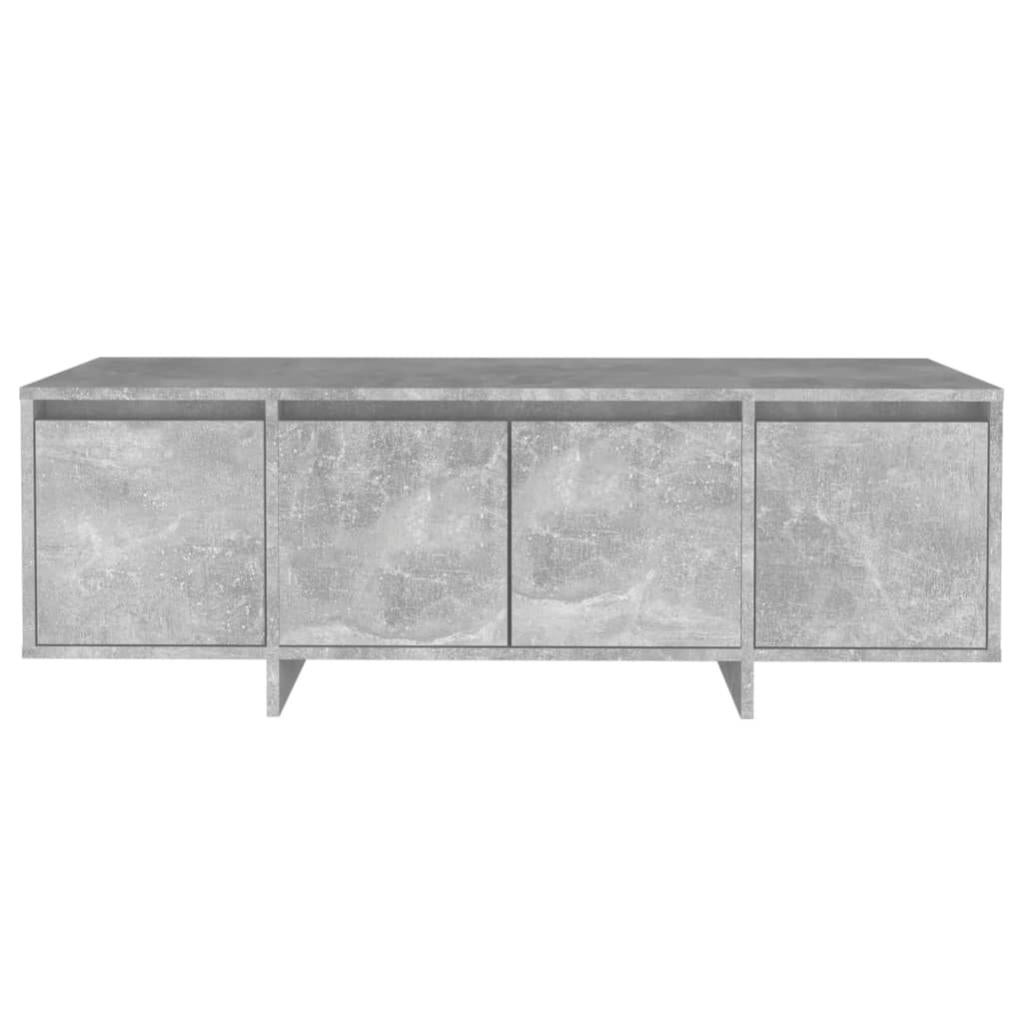 Meuble TV，Banc TV Moderne，Meuble de Rangement Gris béton 120x30x40,5 cm Aggloméré541942 - 5