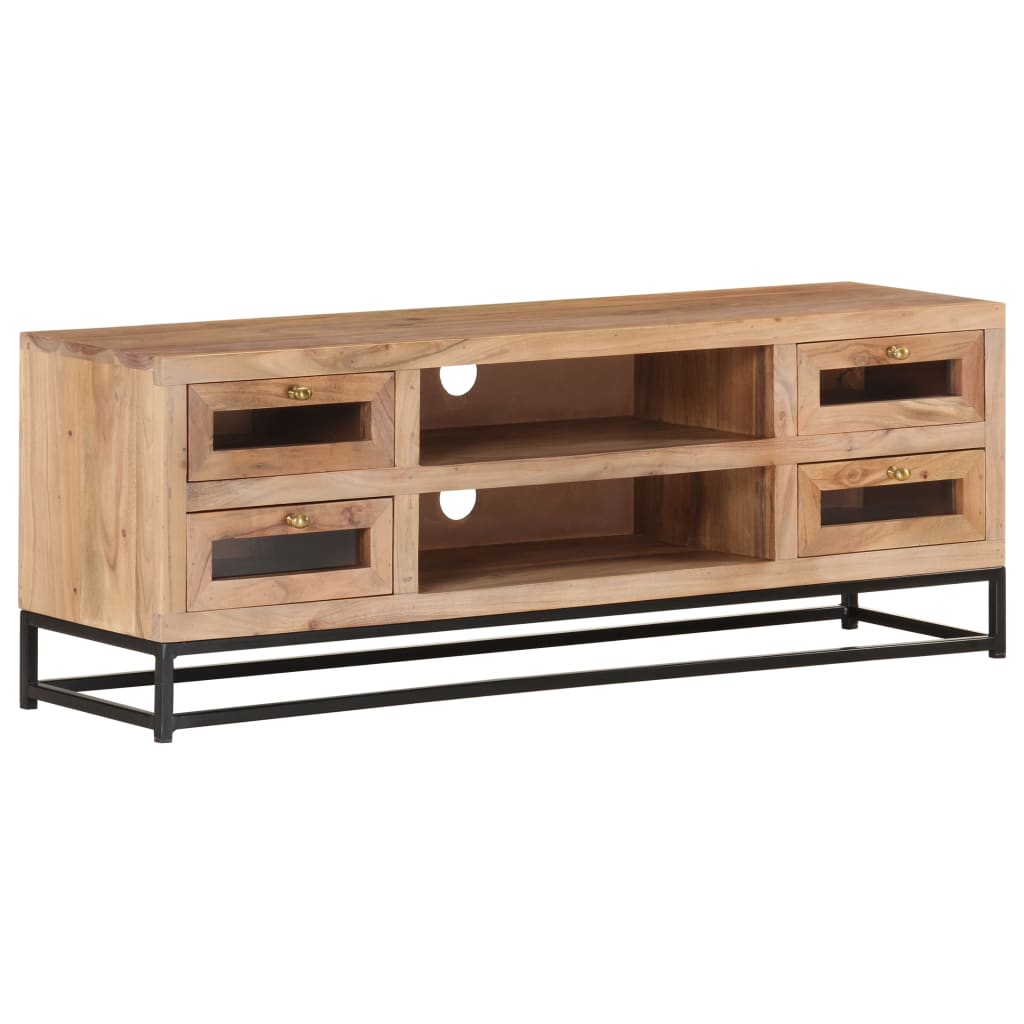 Meuble Tvbanc Tv Modernemeuble De Rangement X X Cm Bois D