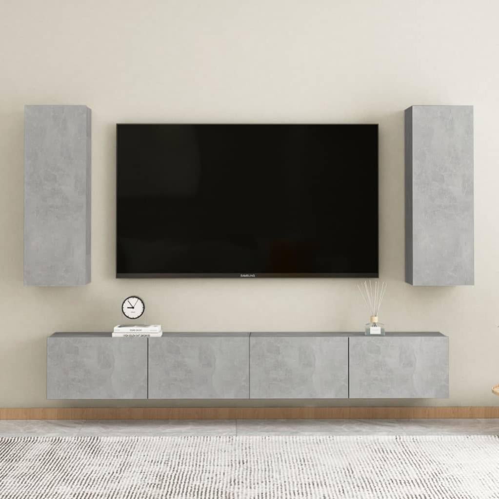 Meuble Tv Gris Beton