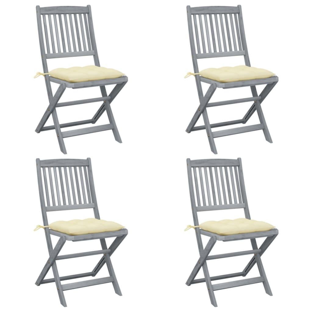 4 Coussins Siège Extérieur Pliables - Imperméables, Thermiques, 39x28cm Déplié - Pour Pique-Nique, Stade, Camping