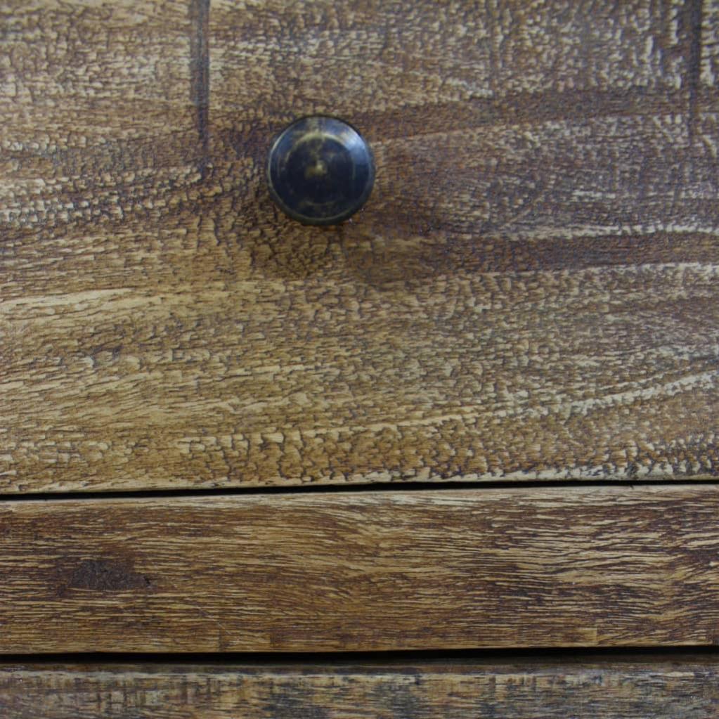 Table de chevet，Table d'appoint, Table de nuit pour Salon Chambre Bois de récupération massif 40 x 30 x 51 cm427947 - 6