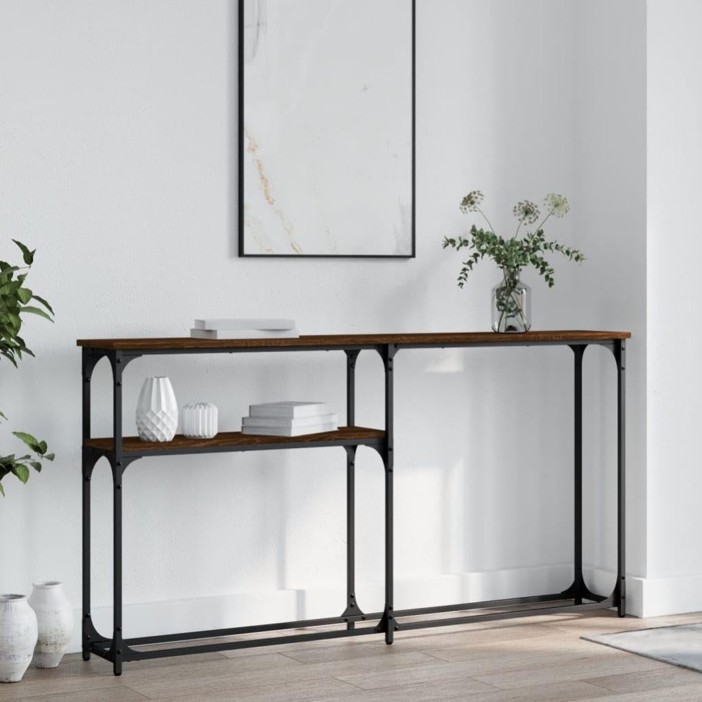Tavolino da Salotto Rovere Marrone 90x50x36,5 cm in Multistrato