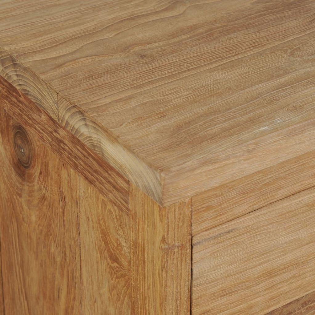 Table de chevet，Table d'appoint, Table de nuit pour Salon Chambre teck massif 40x30x50 cm472721 - 6