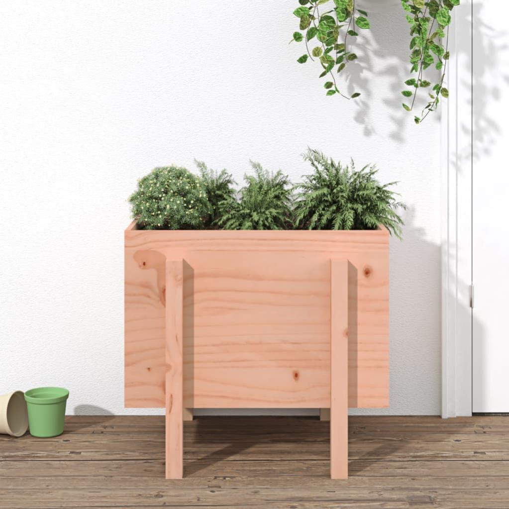 Fioriera In Legno Laccato Per Giardino E Terrazza, Già Montata, Diametro 36 Cm, Altezza 17 Cm
