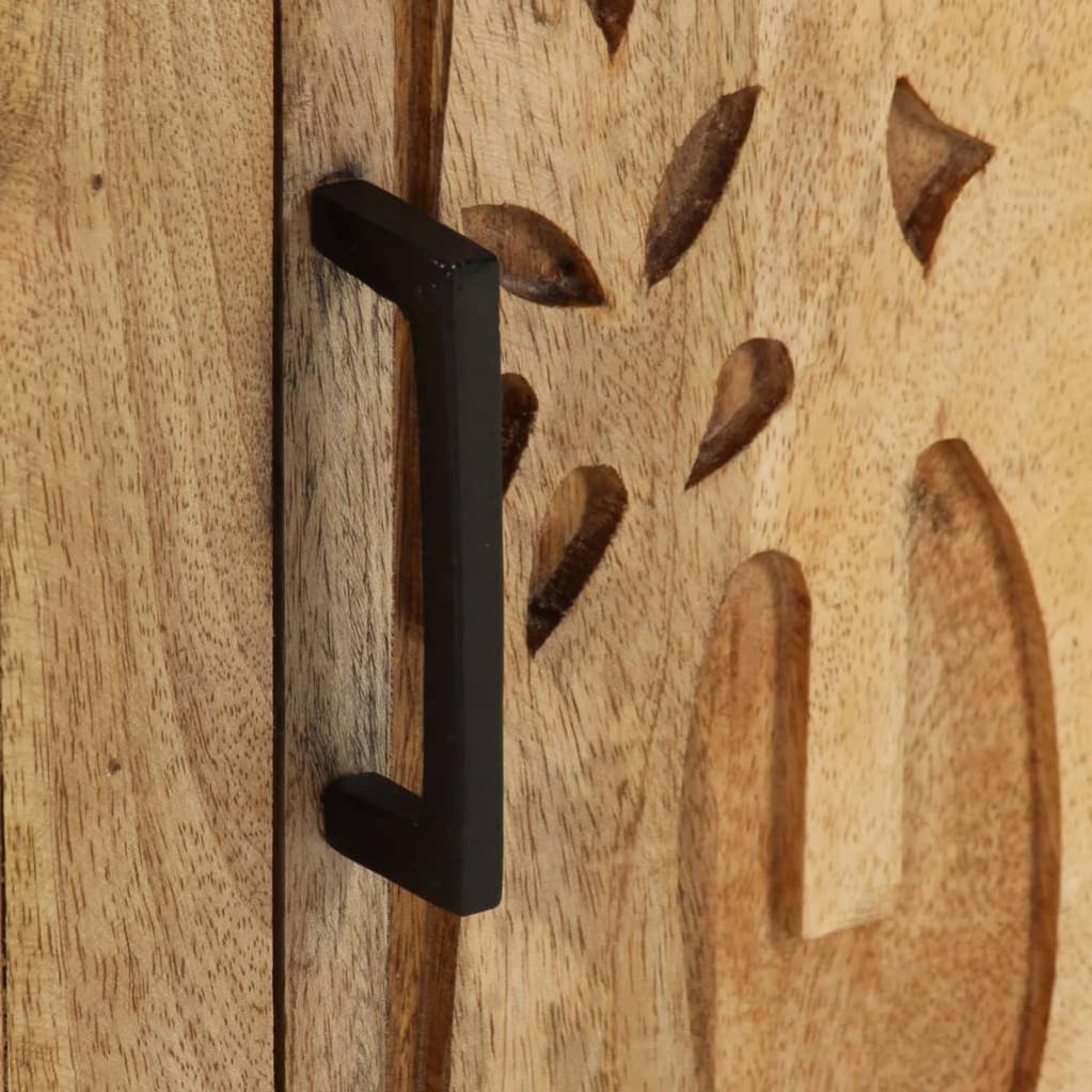 Table de chevet，Table d'appoint, Table de nuit pour Salon Chambre 40x30x50 cm Bois de manguier massif357140 - 6