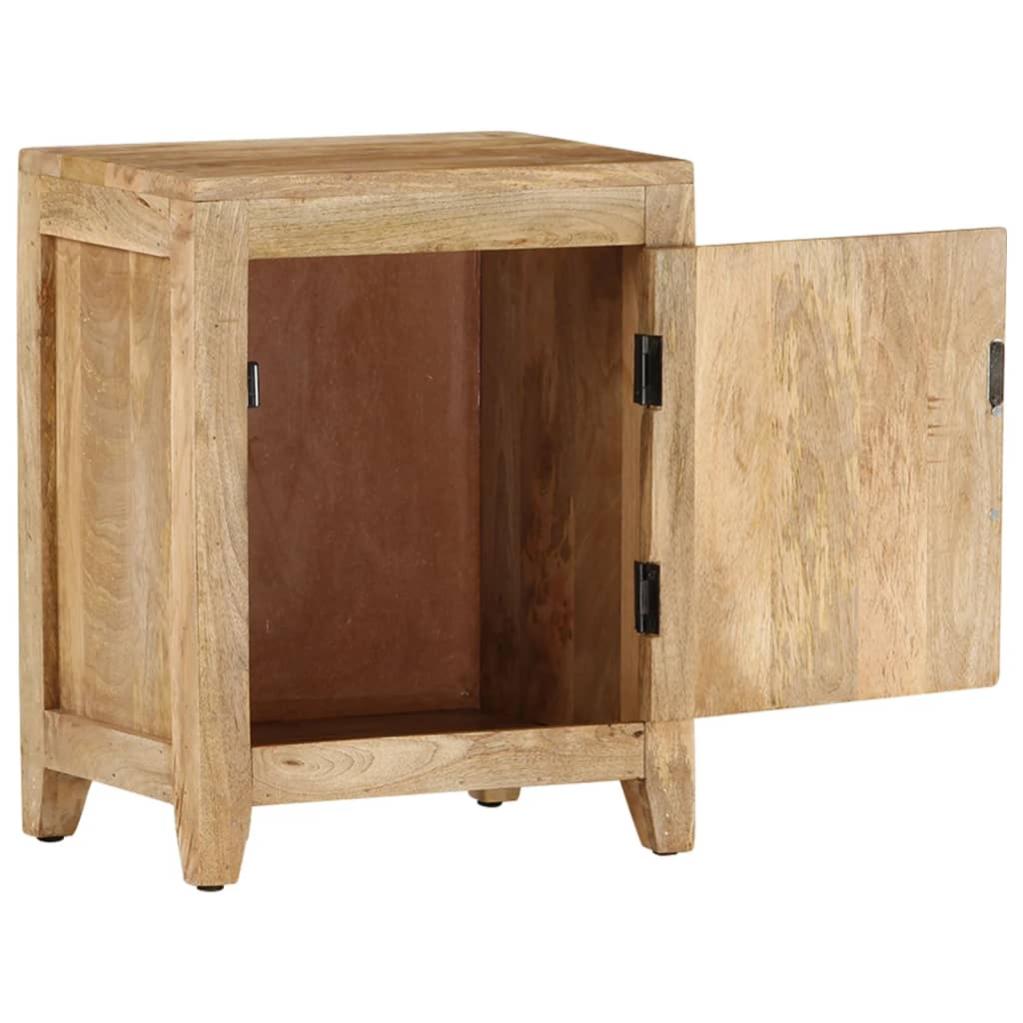 Table de chevet，Table d'appoint, Table de nuit pour Salon Chambre 40x30x50 cm Bois de manguier massif357140 - 4