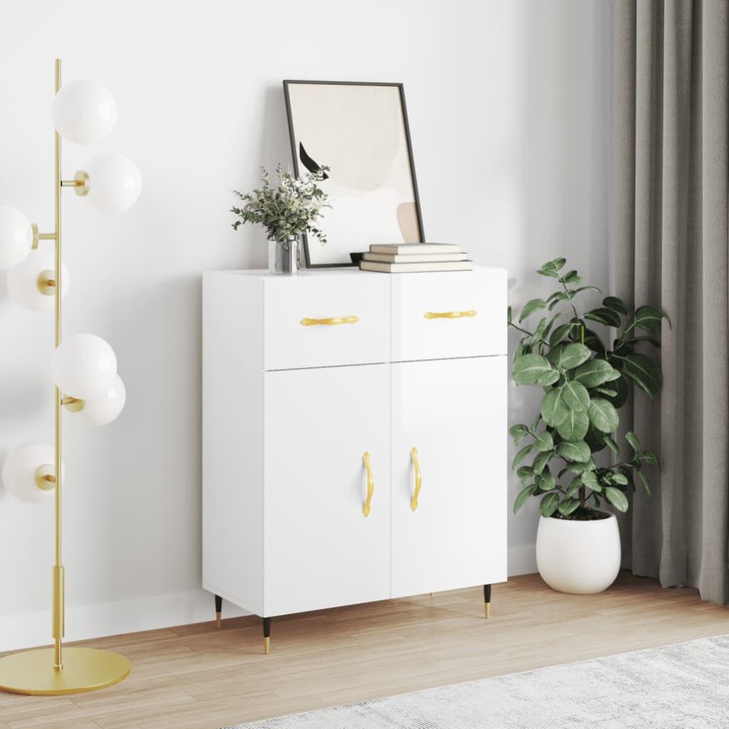 Buffet Cuisine 3 Portes COSTWAY - Armoire Rangement Avec Tiroir, Étagères Réglables - 180cm