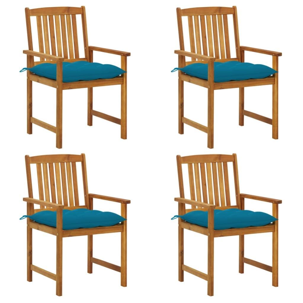 vidaXL Set da Pranzo da Giardino 9pz con Cuscini Legno Massello Acacia vidaXL Set da Pranzo da Giardino 9pz con Cuscini Legno Massello Acacia