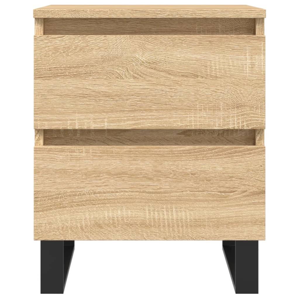 Lot de 2 Tables de chevet，Table d'appoint, Table de nuit pour Salon Chambre chêne sonoma 40x35x50 cm bois ingénierie413114 - 5