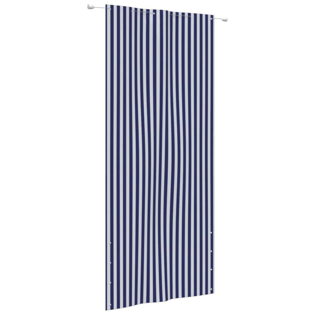 vidaXL Schermo Privacy Balcone Verde Scuro 120x800 cm Oxford