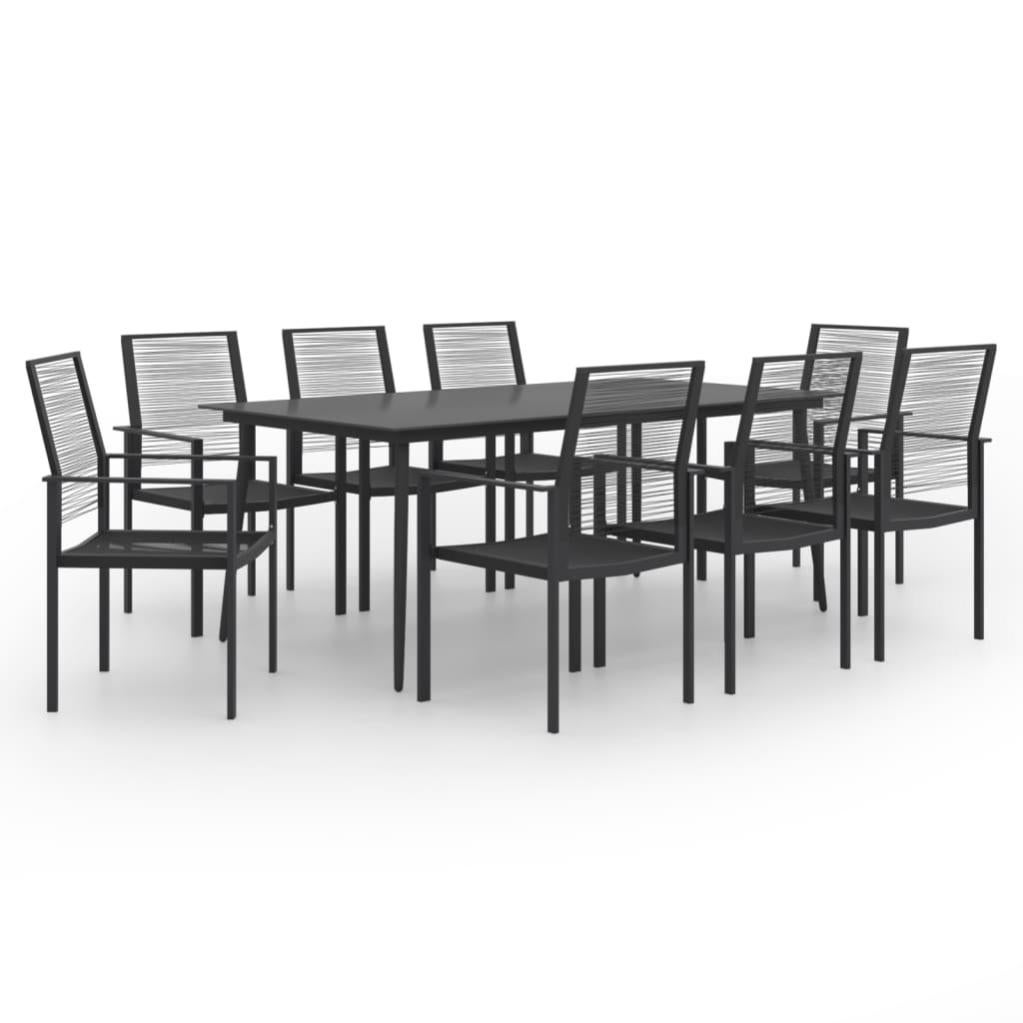 Set Pranzo Tavolo 160/240x90 Cm E 4 Sedie A Doghe In Alluminio Bianco Con Tavolo E 4 Sedie Impilabili Carioca