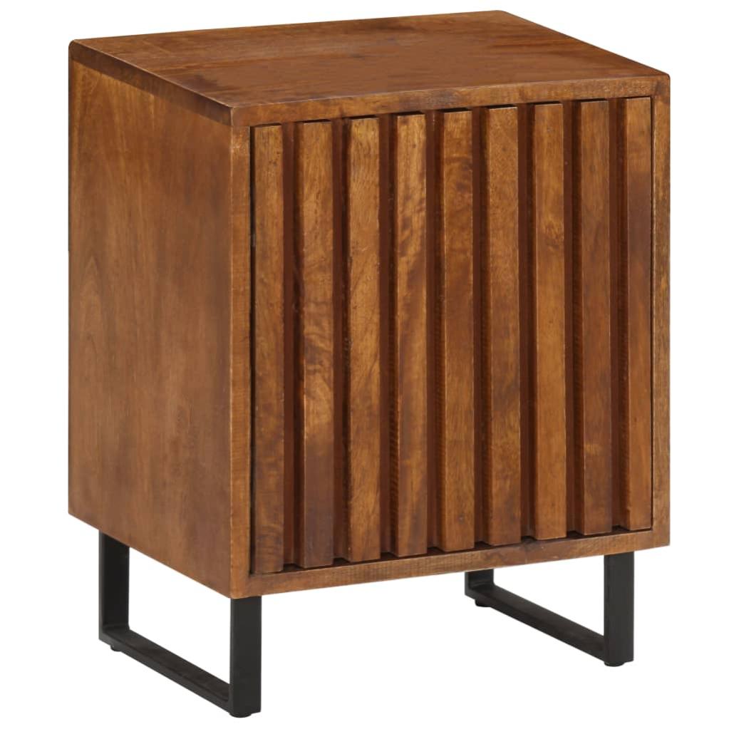 Table de chevet，Table d'appoint, Table de nuit pour Salon Chambre 40x30x50 cm Bois de manguier massif466955 - 3