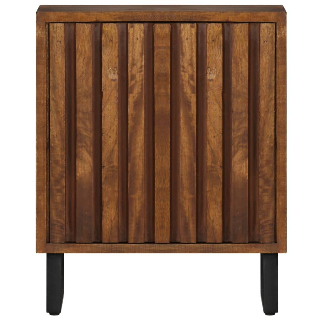 Table de chevet，Table d'appoint, Table de nuit pour Salon Chambre 40x30x50 cm Bois de manguier massif466955 - 2