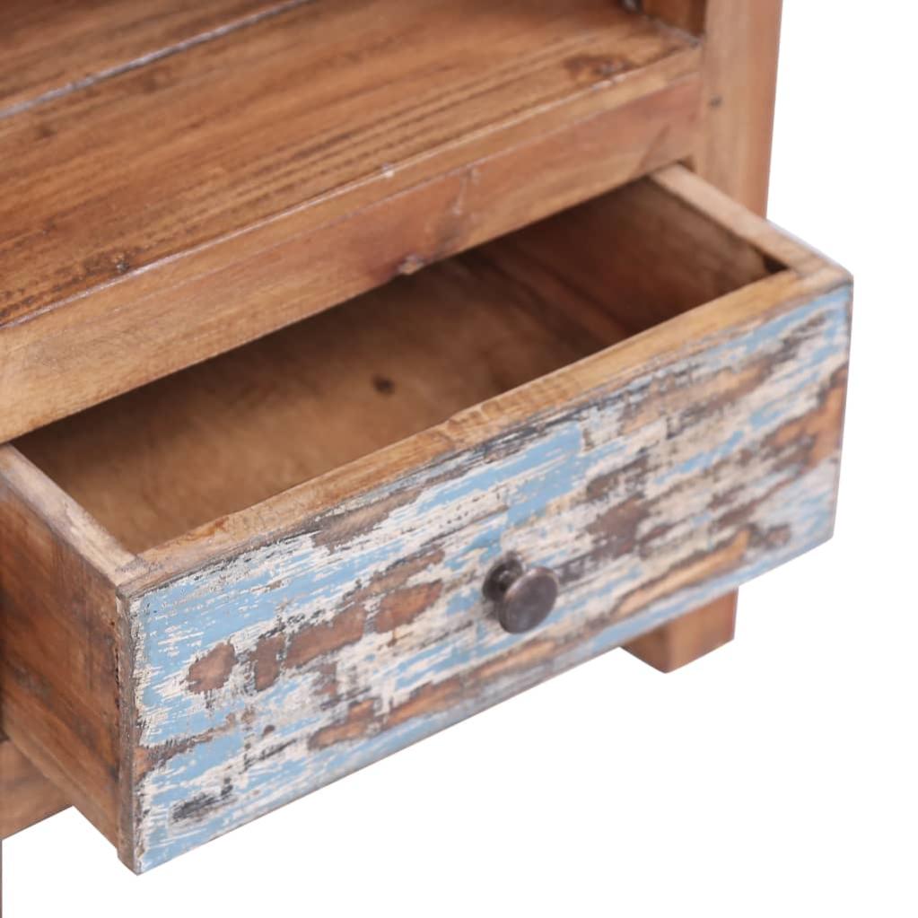 Table de chevet，Table d'appoint, Table de nuit pour Salon Chambre 41 x 30 x 50 cm Bois de récupération massif435206 - 7