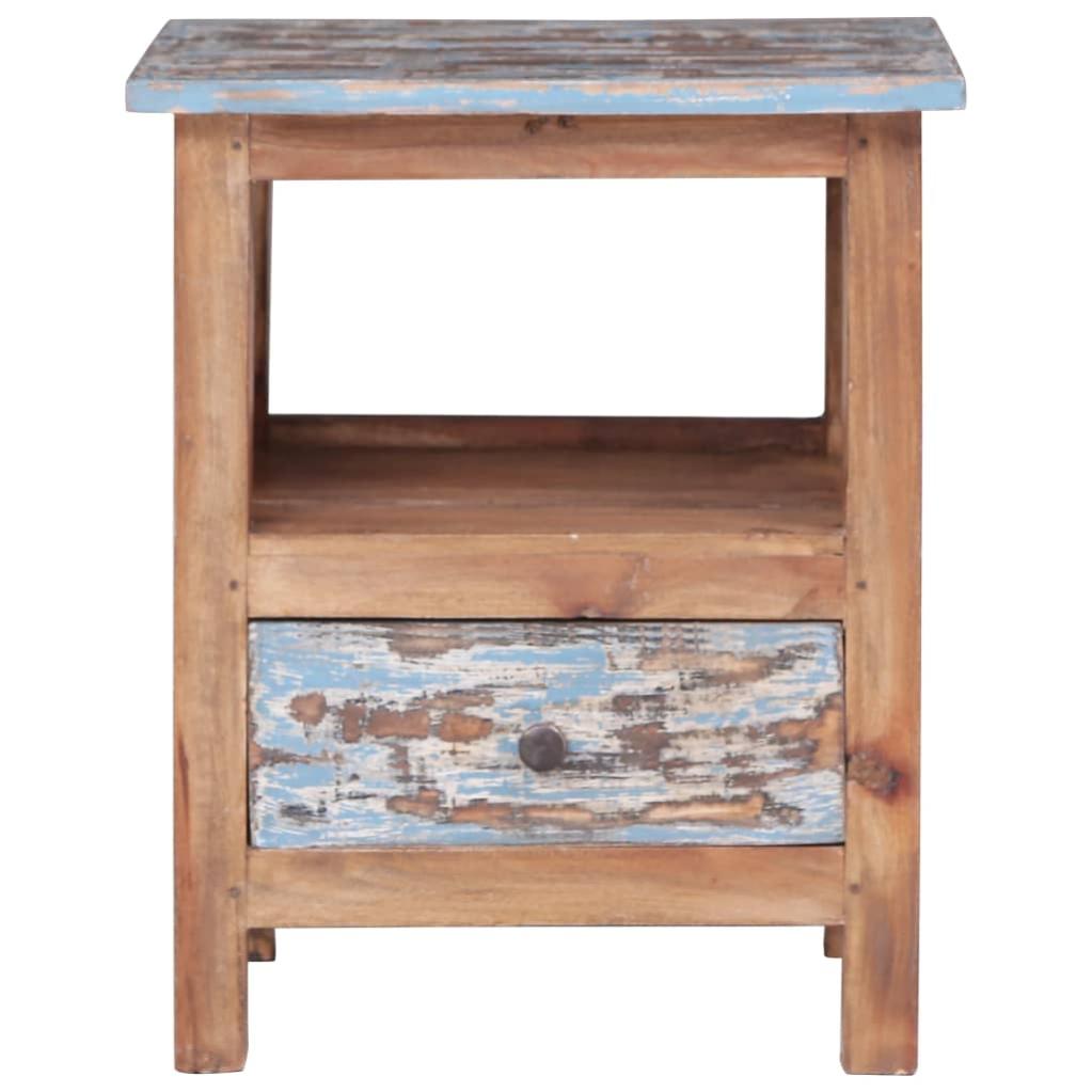 Table de chevet，Table d'appoint, Table de nuit pour Salon Chambre 41 x 30 x 50 cm Bois de récupération massif435206 - 4