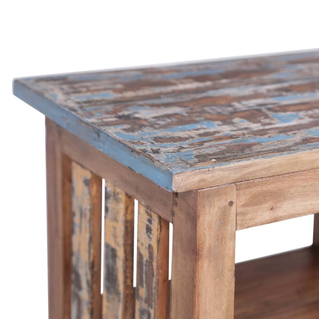 Table de chevet，Table d'appoint, Table de nuit pour Salon Chambre 41 x 30 x 50 cm Bois de récupération massif435206 - 6