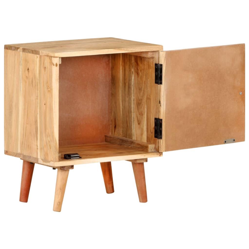 Table de chevet，Table d'appoint, Table de nuit pour Salon Chambre 40x30x50 cm Bois d'acacia massif504633 - 5