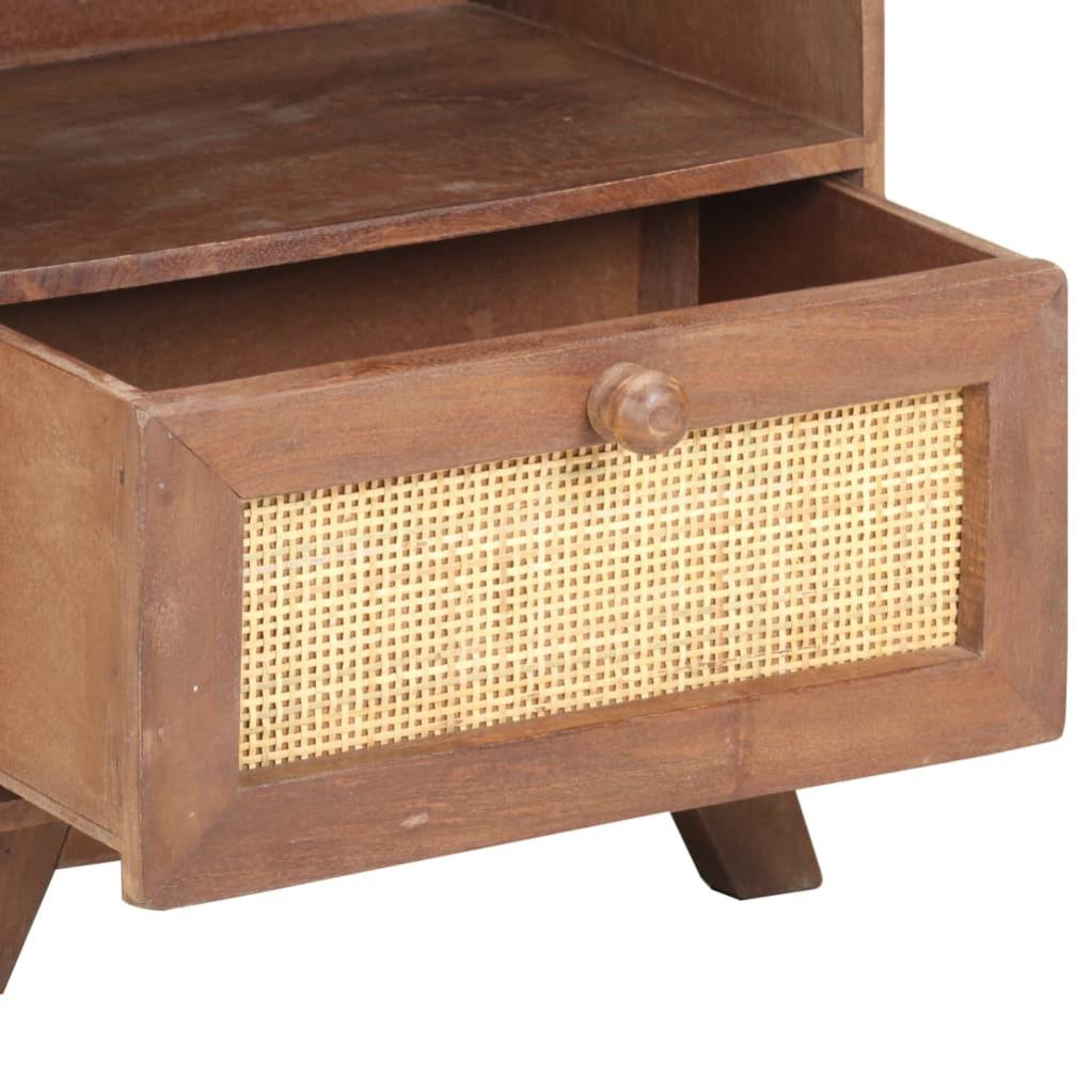 Table de chevet，Table d'appoint, Table de nuit pour Salon Chambre 40x30x50 cm Bois de manguier massif529641 - 5