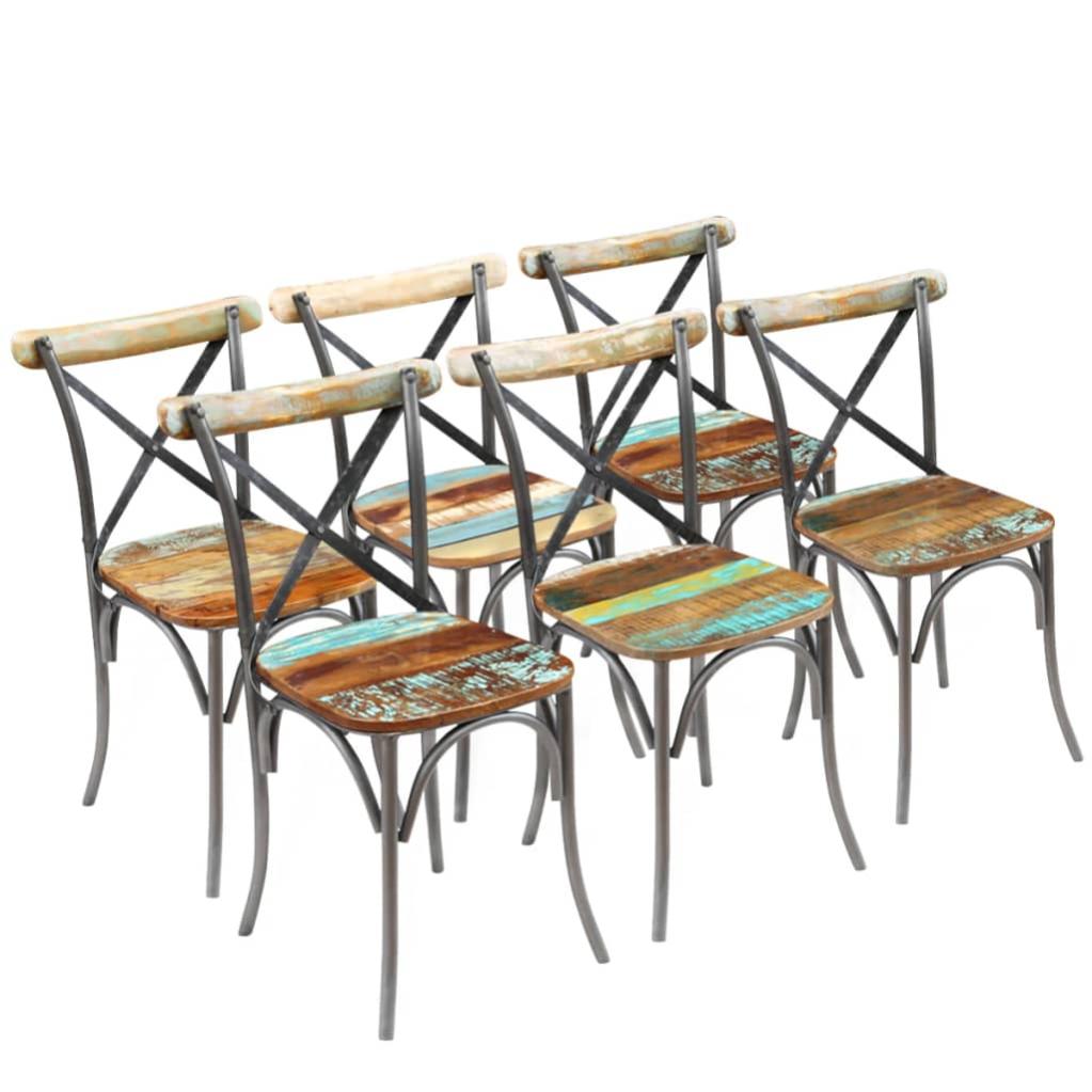 Set Di 6 Sedie Da Pranzo Bealife - Schienale Alto In Ecopelle, Design Moderno, Comode E Stabili, Per Cucina/sala Da Pranzo, Nero