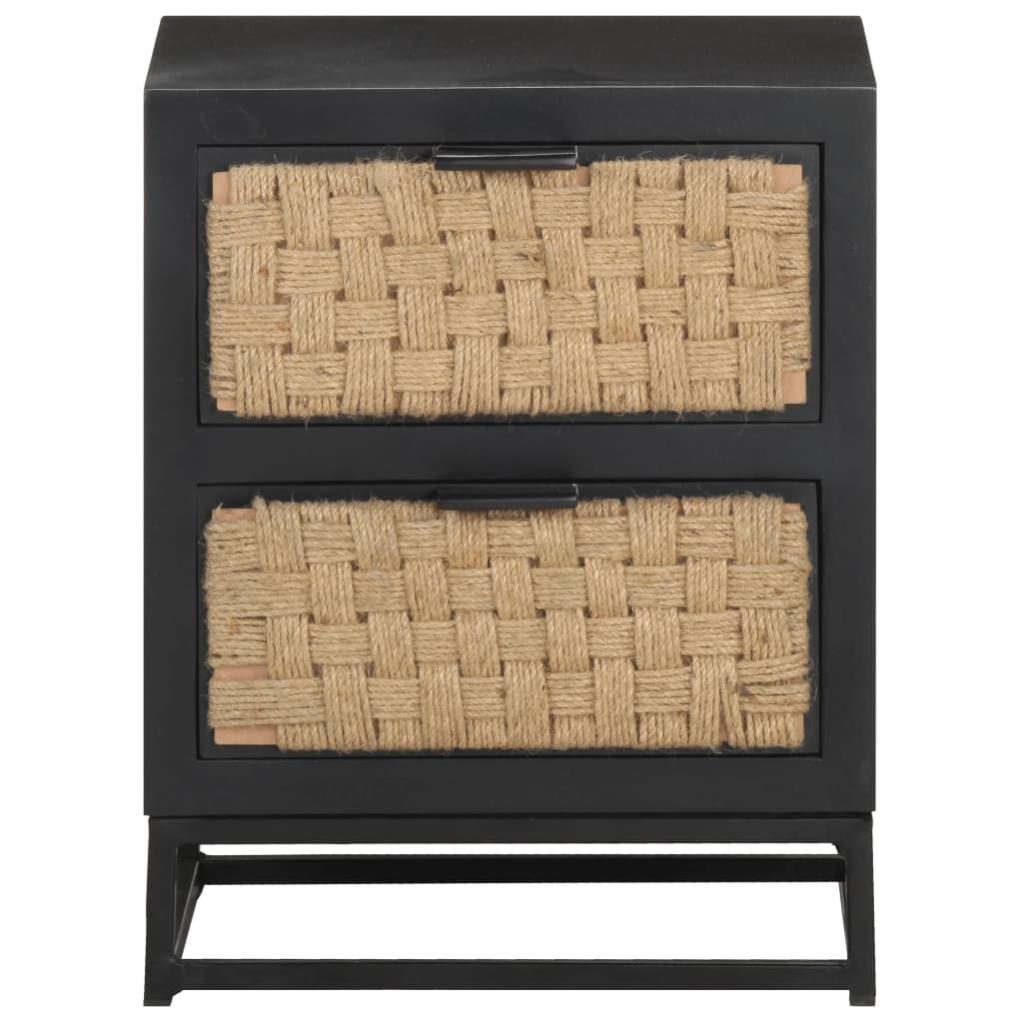 Table de chevet，Table d'appoint, Table de nuit pour Salon Chambre 40x30x50 cm Bois de manguier massif443176 - 2