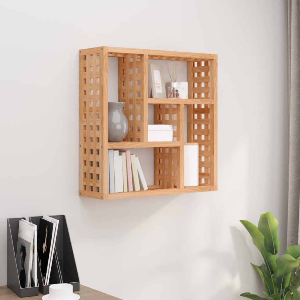 Mensole Galleggianti Da Parete In Legno E Metallo | Set Da 2 | Marrone | Design Moderno E Vintage | Ripiani Per Libri, Piante, Decorazioni | Facili Da Montare - 2