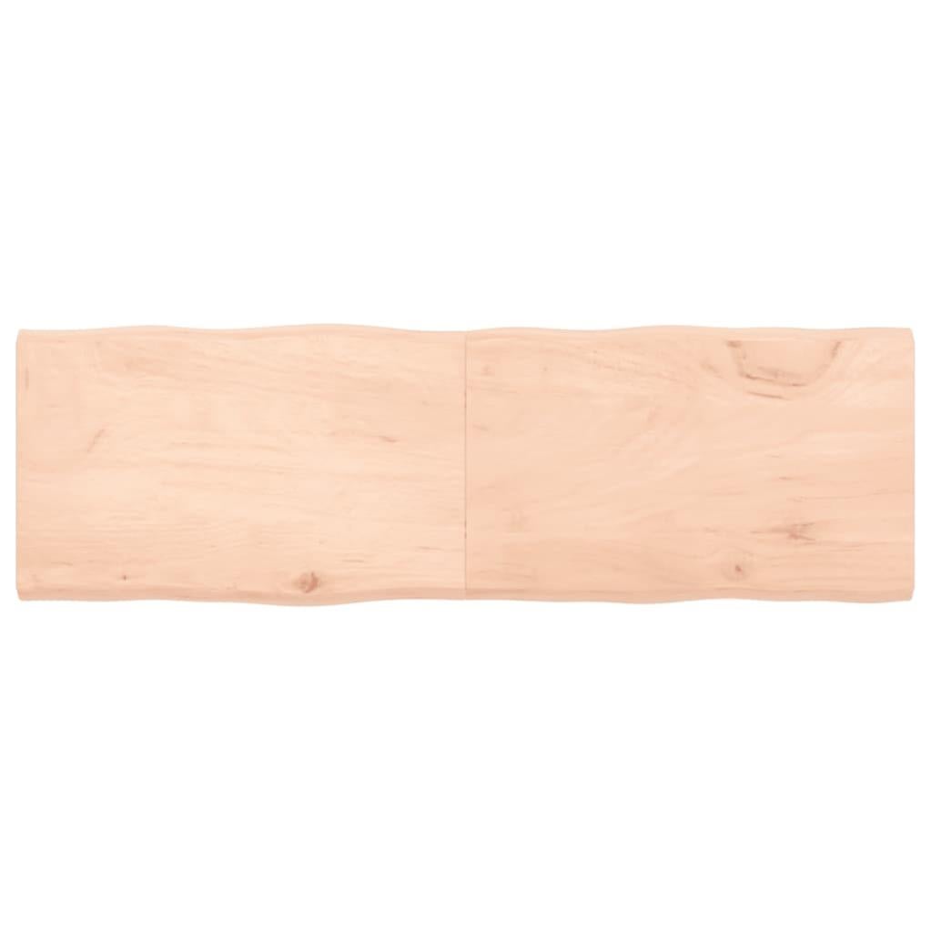 Piano Per Tavolo In Legno Massello Acacia 100x20x2 Cm – Rettangolare, Non Trattato, Versatile Per Casa E Commercio