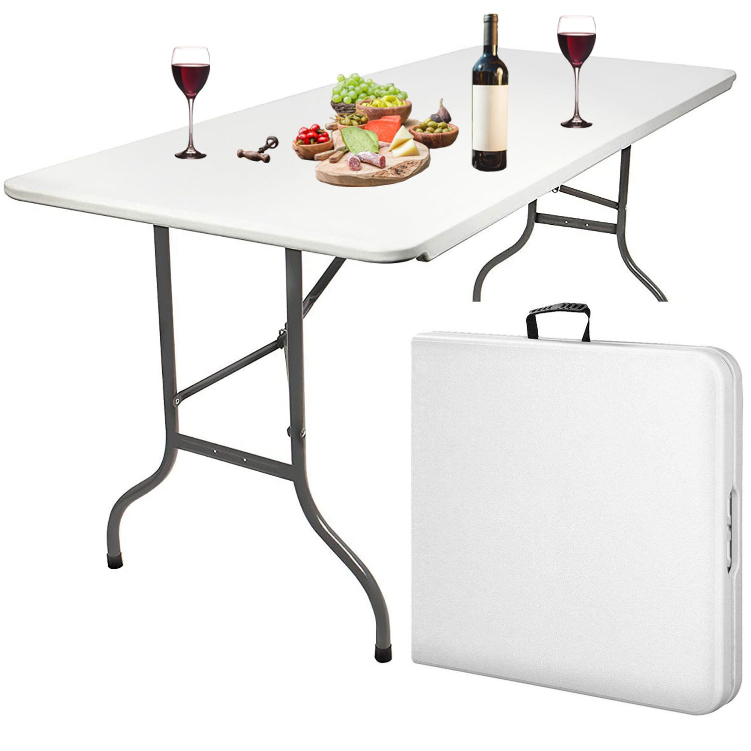 MaxxGarden Table pliante - Table de pique-nique - Table de camping
