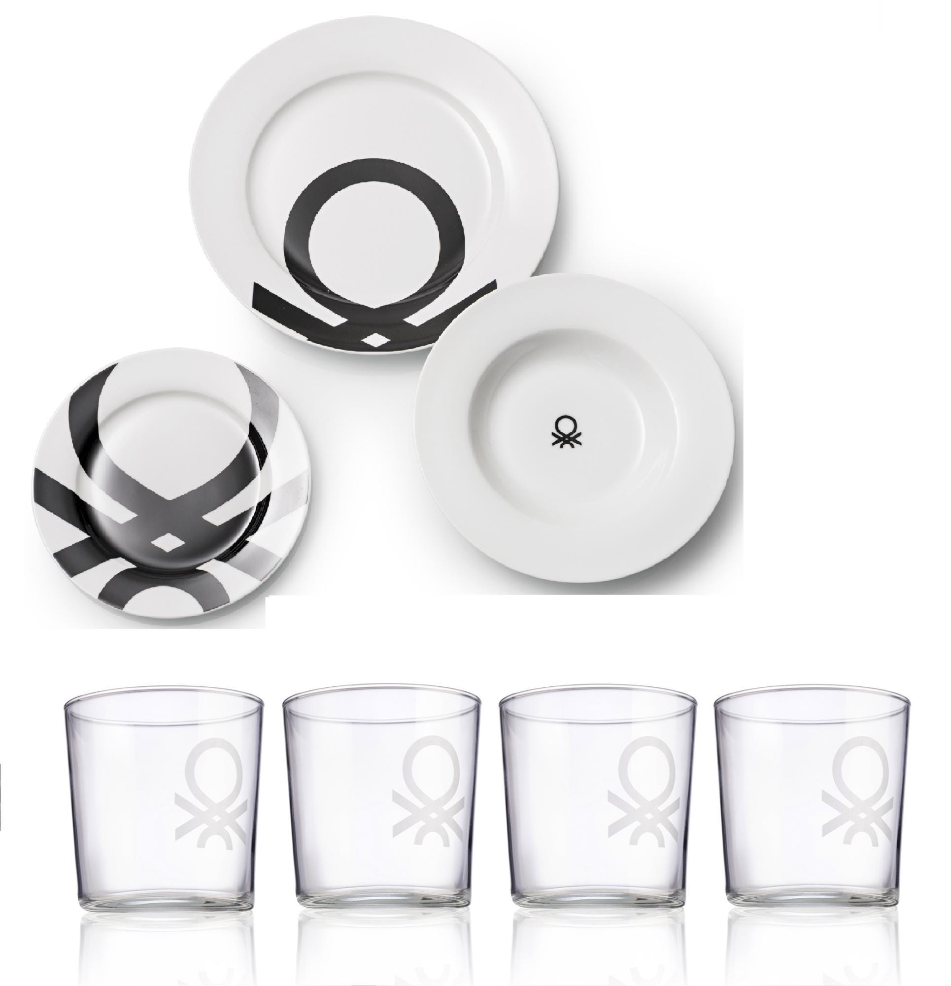 Servizio Bicchieri Tavola Ego RCR 18 Pezzi - Bicchieri Servizio Bicchieri Tavola Ego RCR 18 Pezzi - Bicchieri