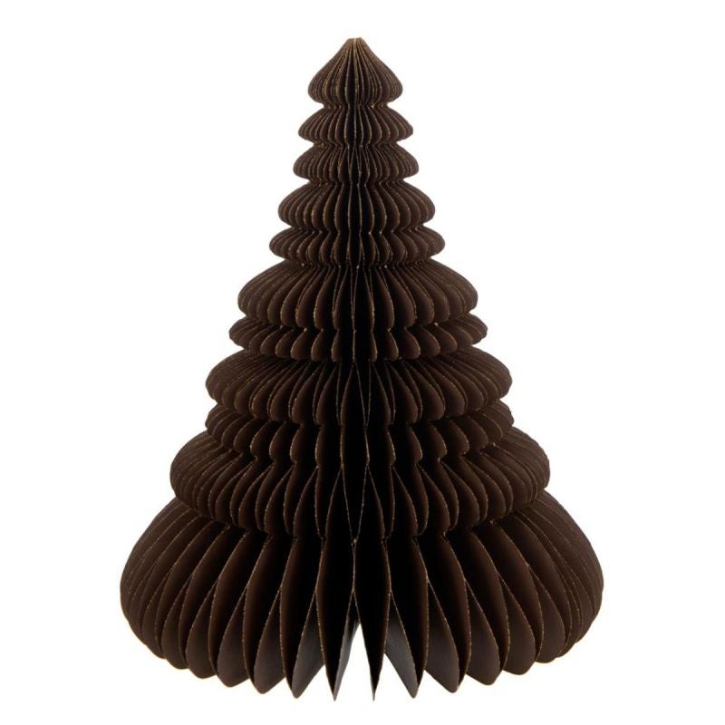 Paris Prix Sapin De Noël à Poser En Papier "pliant" 30cm Marron