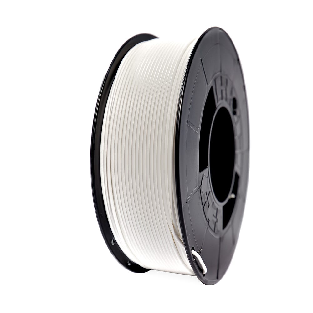 Filament PETG 3D - Diamètre 1,75 mm - Bobine 1kg - Couleur Blanc
