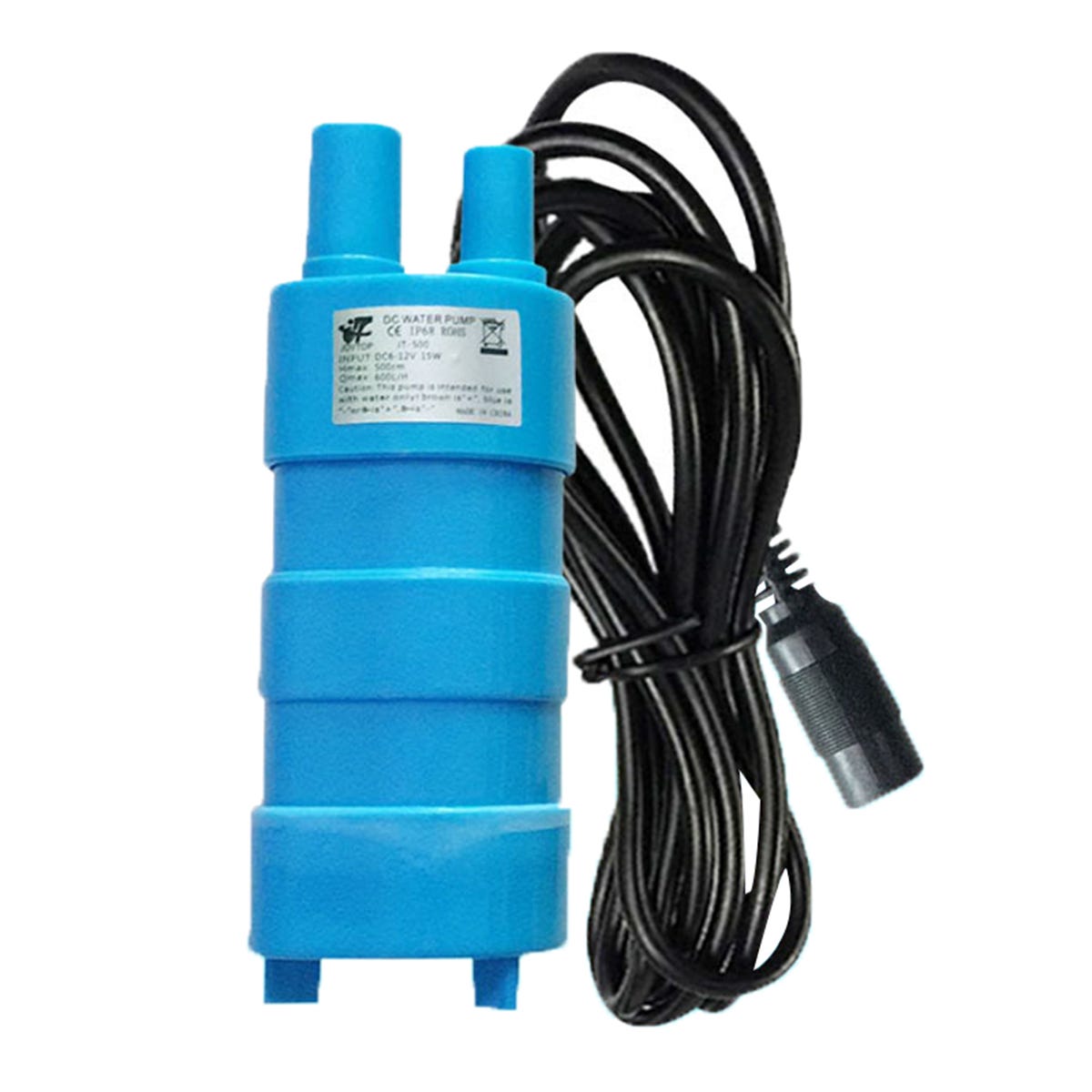 Bomba de agua sumergible 15W 600 L/H 12V - Azul