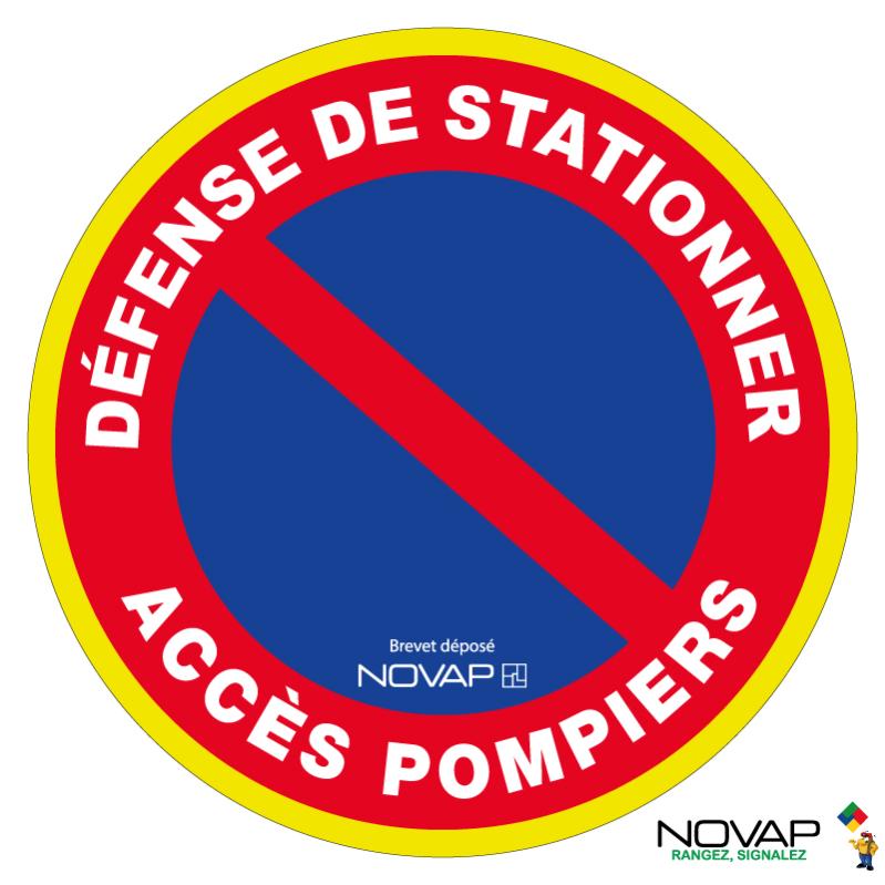 Panneau PVC interdiction de stationner enlèvement immédiat