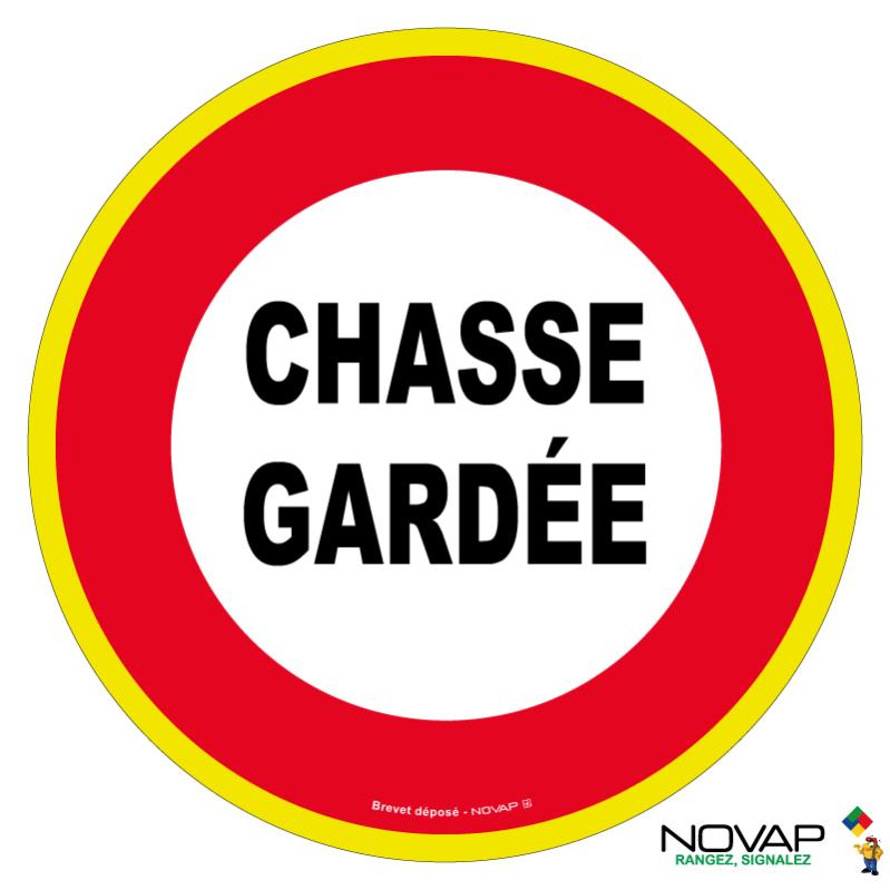 Panneau chasse gardée - Sticker Communication