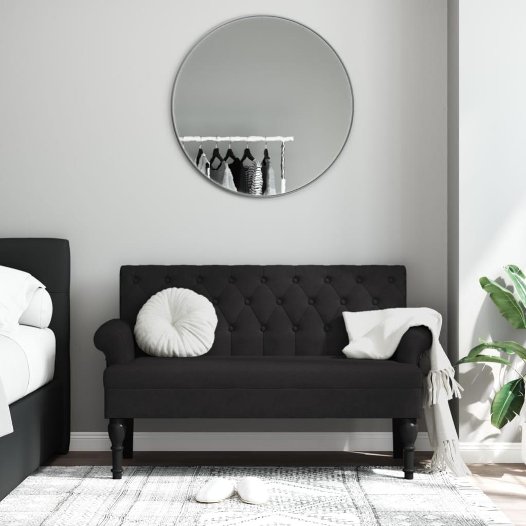 Banc D'entrée Chesterfield Banc Rembourré En Cuir Véritable Banc