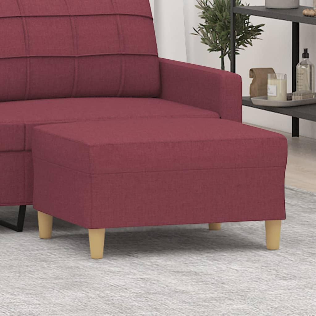 Repose-pieds Tabouret Vintage En Bois Et Tapisserie Fleurie – Déco Salon, Occasion