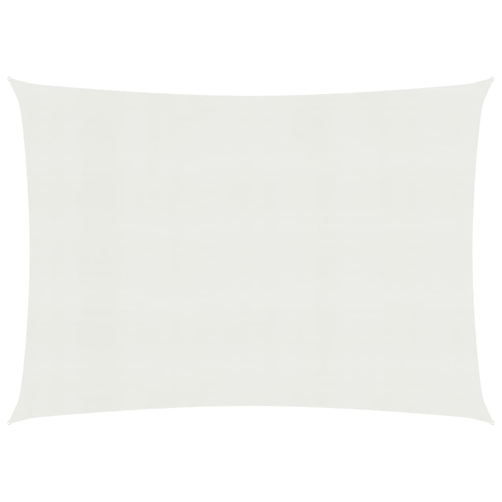 Voile d ombrage Toile d ombrage Voile de parasol 160 g m² Blanc 4x5