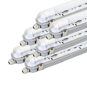 Tubes néons T8 LED 120cm 18W G13 220V Blanc Confort 4000K (LOT x10)