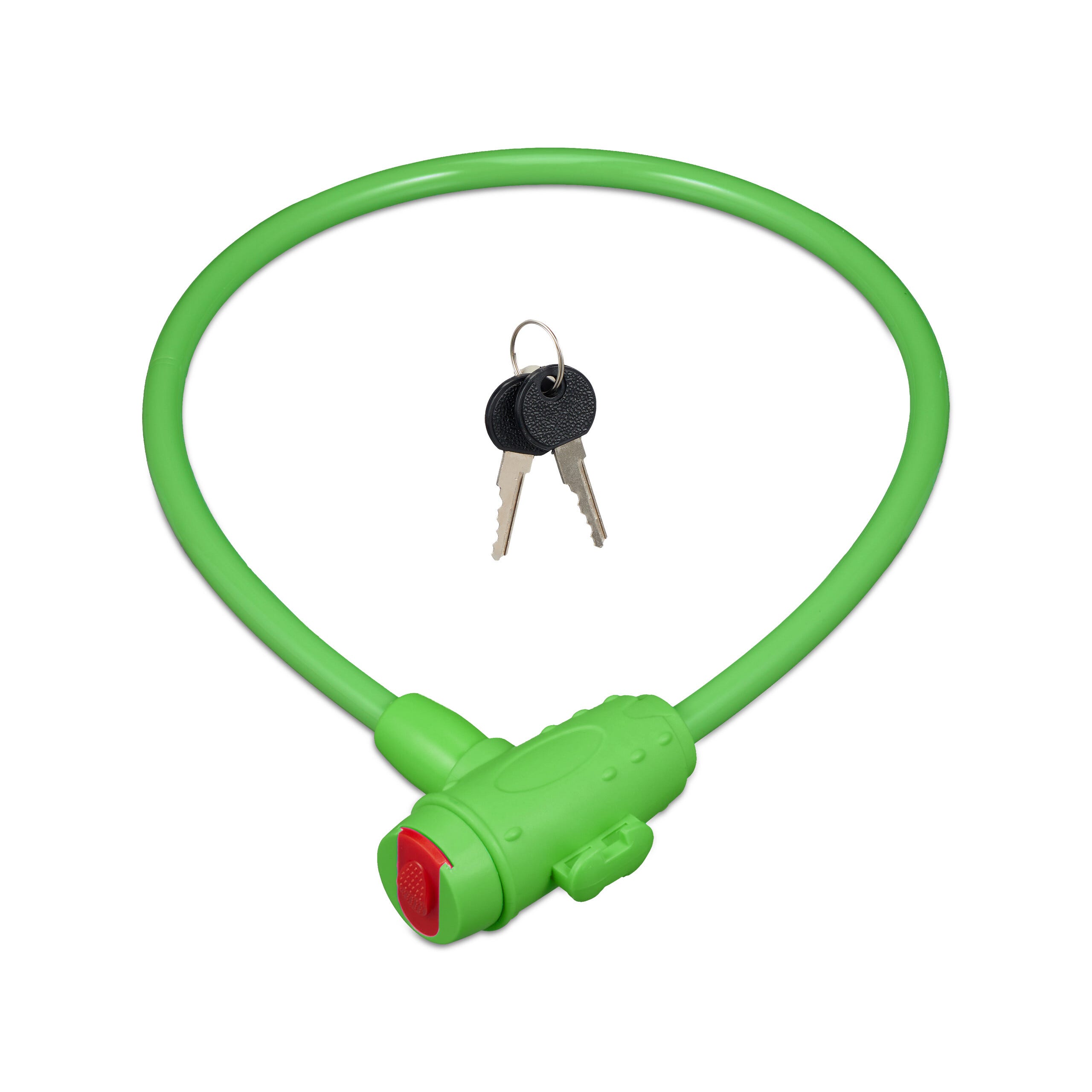 Antivol vélo pour enfants, avec 2 clés, 70 cm de long, câble pour  bicyclettes et trottinettes, vert